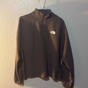 The North Face Women's Brown Quarter-Zip Sweatshirt